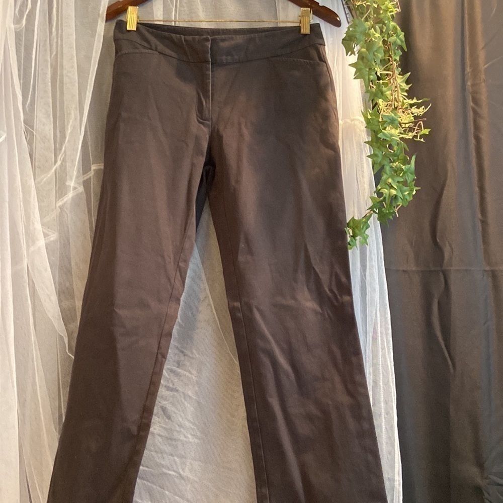Eileen fisher flat front black pants